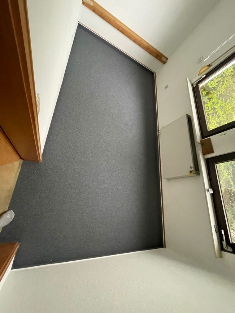 nivellieren vinyl teppich